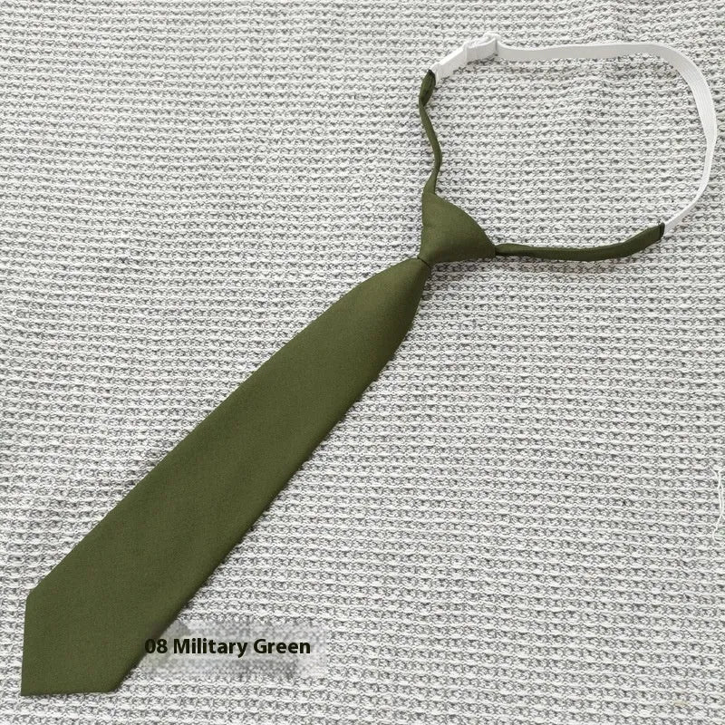 Men's navy blue cotton bow tie with arrow-style design measuring 35cm by 7cm