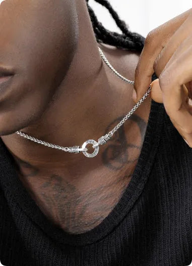 S925 sterling silver clavicle necklace for women with simple pendant, available in 50cm, 55cm, and 60cm chain lengths.