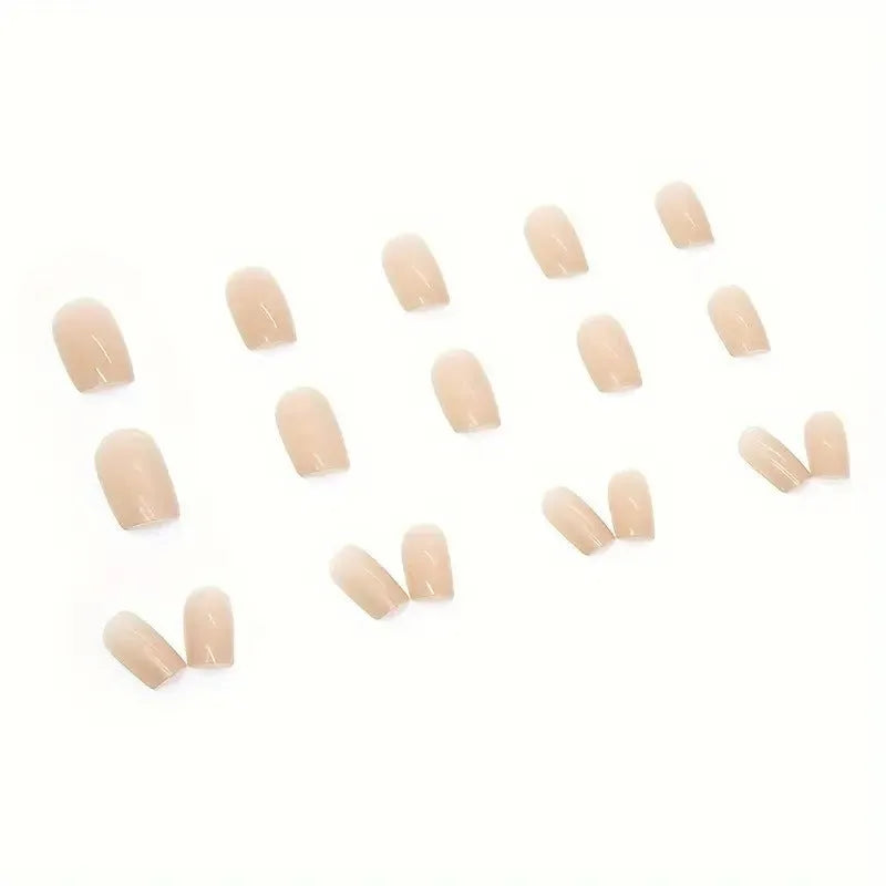 Solid colour plastic nail art set for ladies with fashion armour designs in MY119 colour