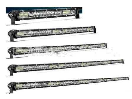 Ultra-thin aluminium alloy LED strip light for vehicle roofs and bumpers in three length options