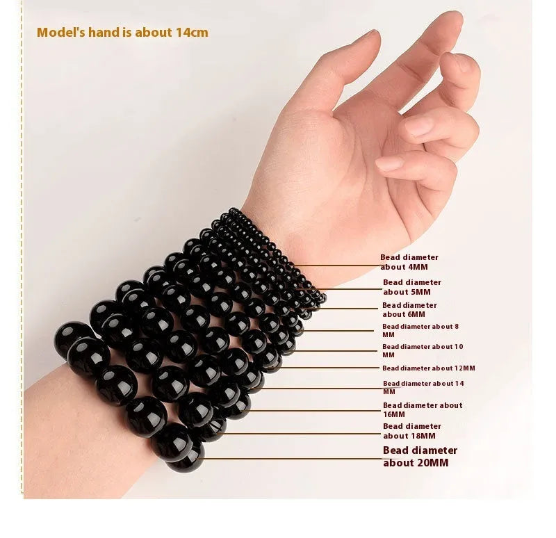 Straight cut Hetian jade bracelet with smokey violet beads measuring 8x9mm