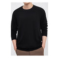 Men's regular fit standard wool pullover sweater in four colour options