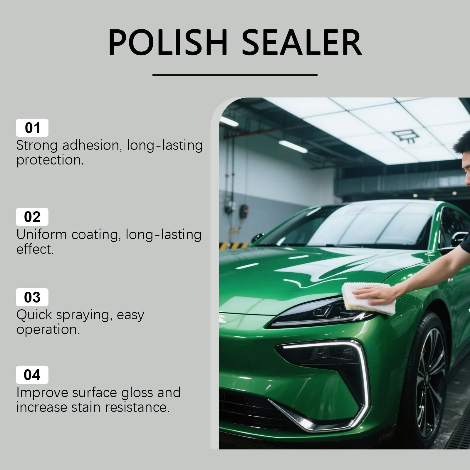 120ml bottle of ceramic coating spray protective agent for vehicle paintwork.
