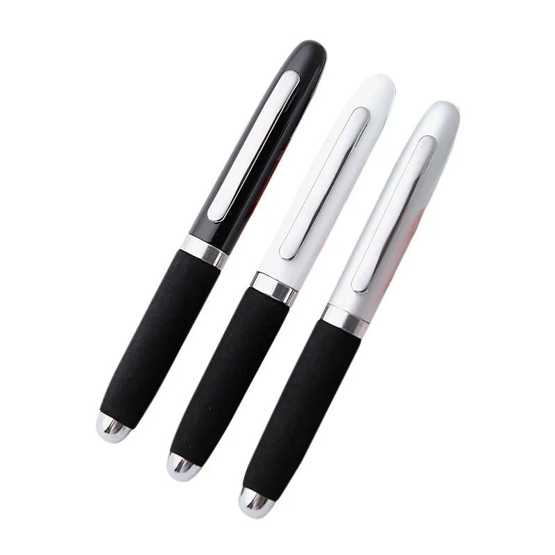 EVA metal cap mini ballpoint pen with 1.0mm tip in compact 112mm size