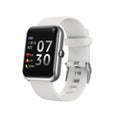 Square sports watch with silicone strap and aluminium case in multiple colours