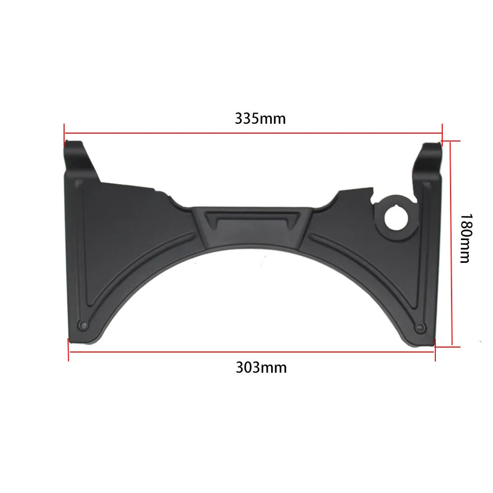 Black ABS plastic motorcycle cockpit fairing for BMW R1250GS and R1200GS models