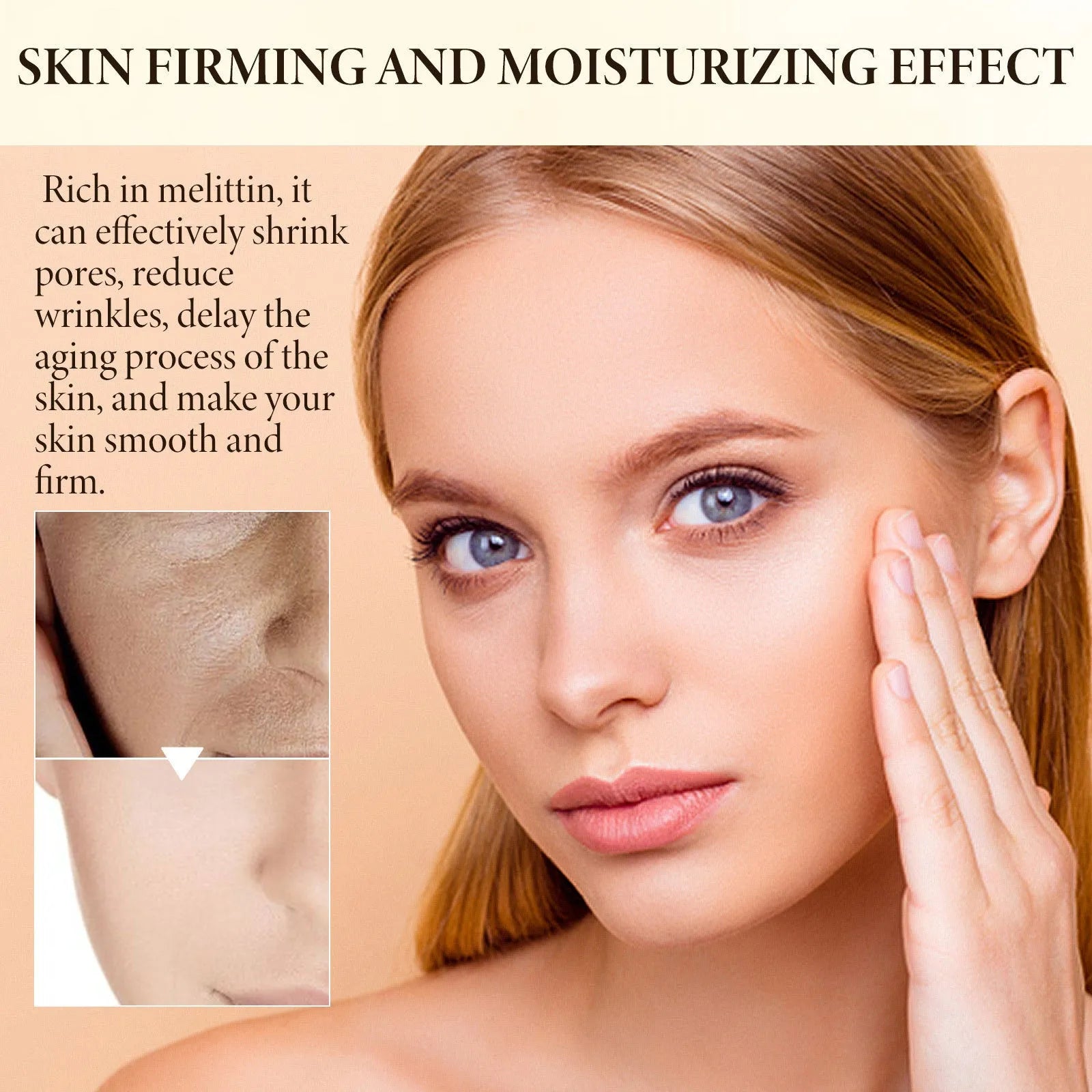 OUHOE Bee Firming Cream 30g jar of hydrating nourishing face cream for skin firming