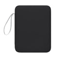 Imitation leather tablet protective case in light grey, shown fitting a 10.9-inch tablet.