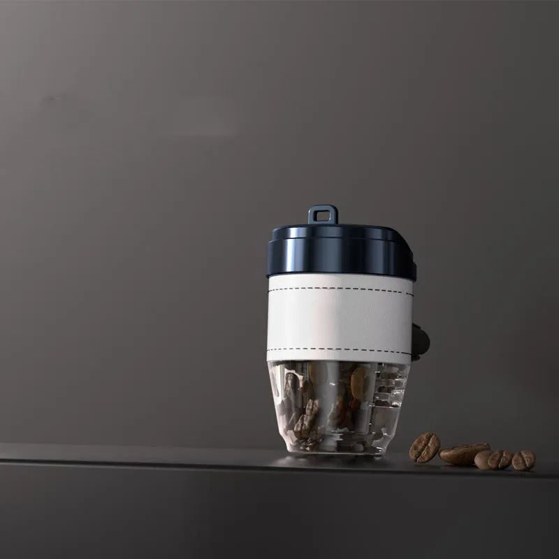 Solid plastic car air freshener shaped like a coffee cup in various colours.