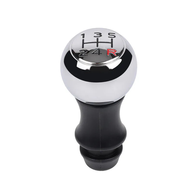 Black aluminium alloy ABS gear knob handball for Peugeot 106 206 307 407 models with font 5 files