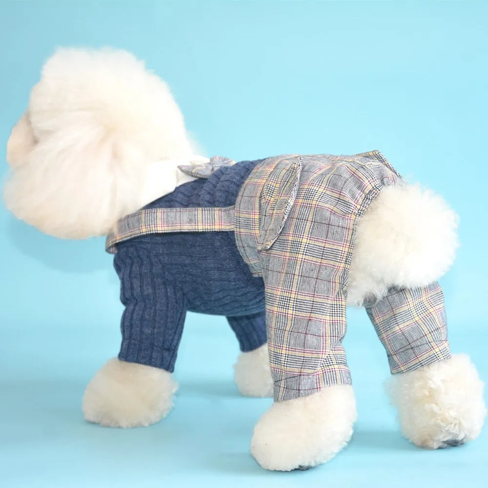 Cotton dog shirt suit in dark blue and orange colours available in S M L XL 2XL sizes