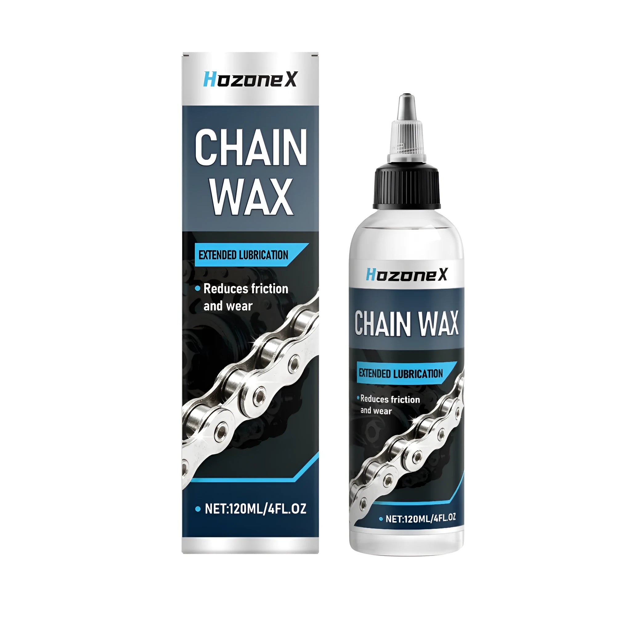 120ml water-based bicycle chain wax lubricant bottle with siloxane polymer formula
