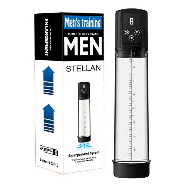 Male masturbation device with electric training pump unit in diqiao colour