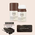 Veejaga translucent oil control powder container showing natural colour face and hairline powder