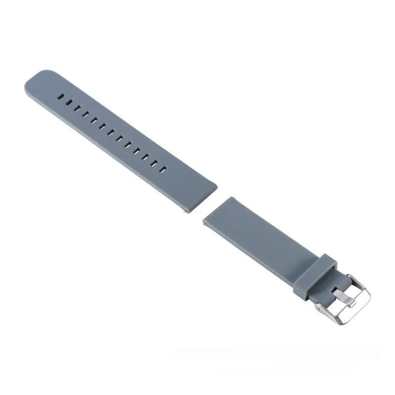 Jiaming Forerunner 245 silicone watch strap in seven colour options with straight buckle closure