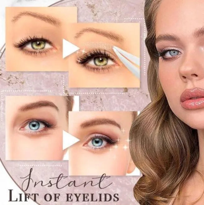 No glue eyelid stickers in three sizes L, M, S made from non-woven fabric for household use