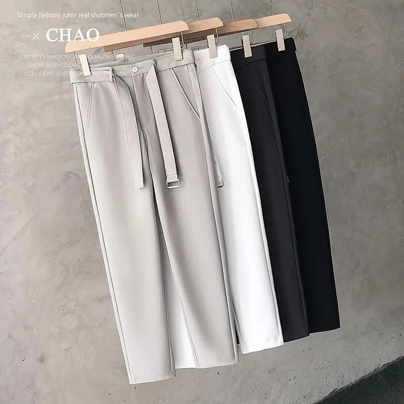 Boys slim straight wool trousers in tapered fit with straight leg opening available in multiple colours