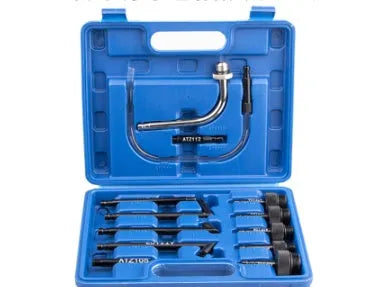 Automatic transmission oil refueling kit with 13 pieces including pump, connectors and filler tools