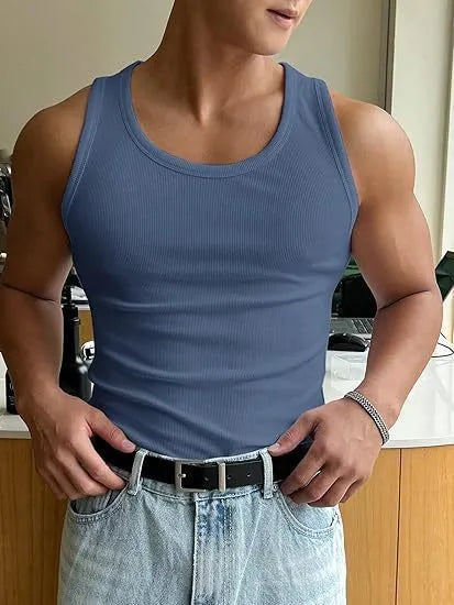 Men's tight fit polyester workout T-shirt with wool lining in multiple colours