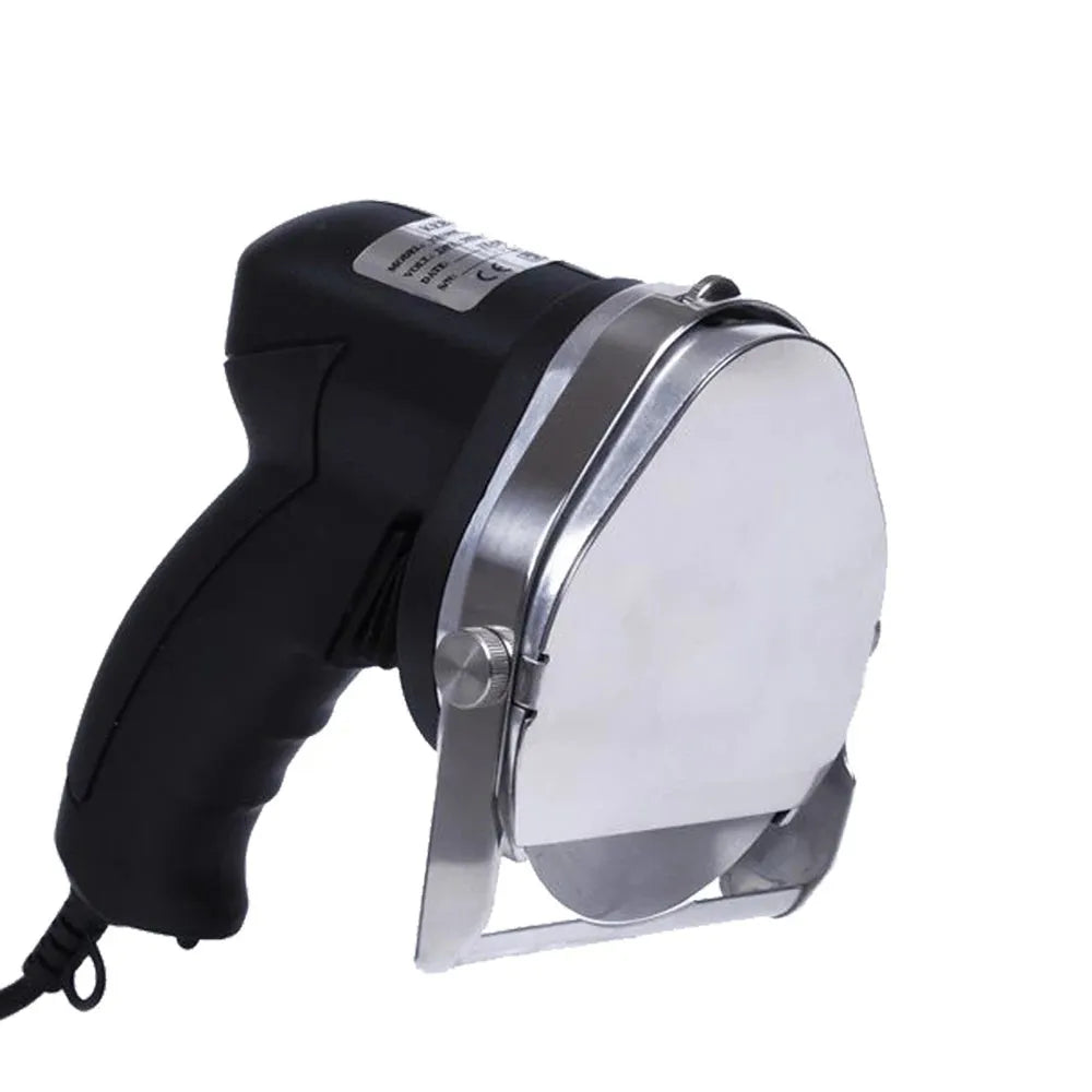 Black electric meat cleaver with EU plug for turkey barbecue machine processing