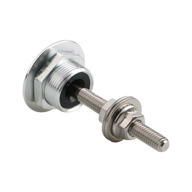 30mm aluminium engine cover lock in silver, black, gold, blue or red colours with screw and nut