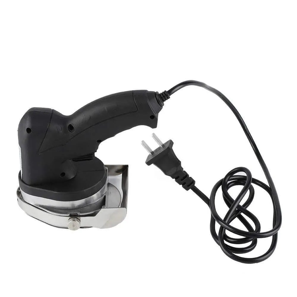 Black electric meat cleaver with EU plug for turkey barbecue machine processing