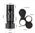 One Point Four car water cup holder with retractable base in carbon fibre black