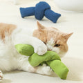 White knotted cotton rope dog toy for tugging and chewing.