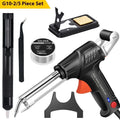 G102 black alloy soldering gun with built-in light, 205 × 170mm dimensions