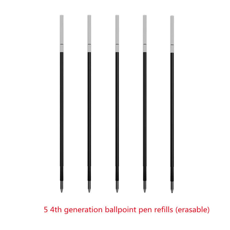 64-page 6-hole loose-leaf notebook refill paper pack with assorted ballpoint, pencil, and plastic pen refills
