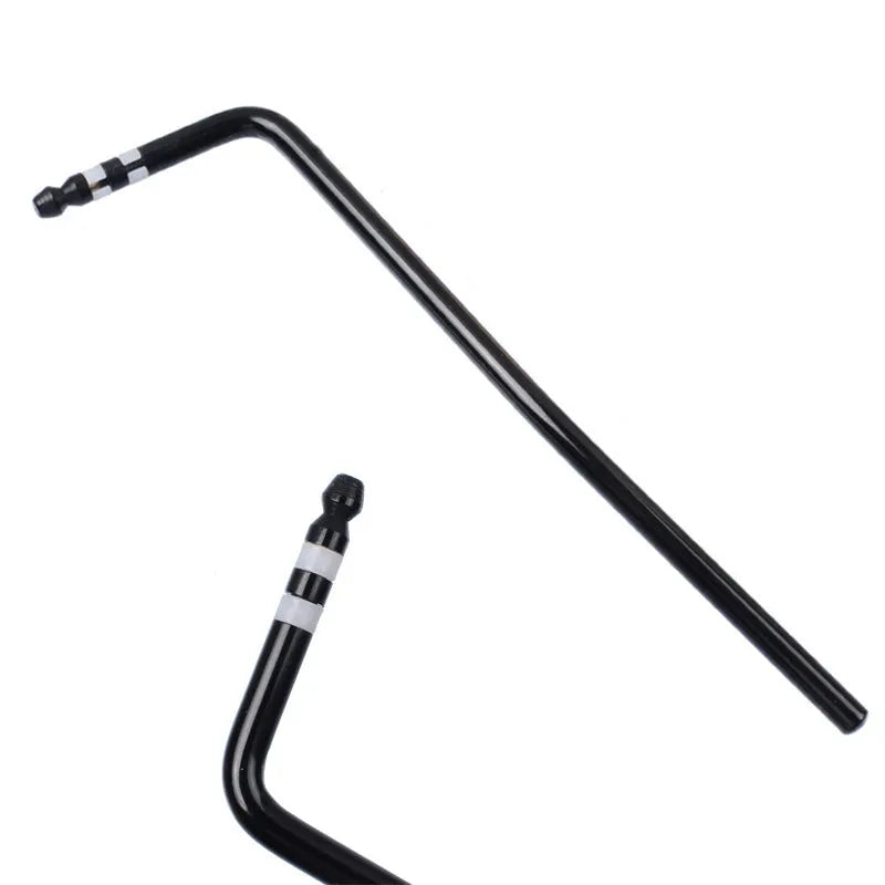 Guitar tremolo bar in black finish with direct plug-in metal construction