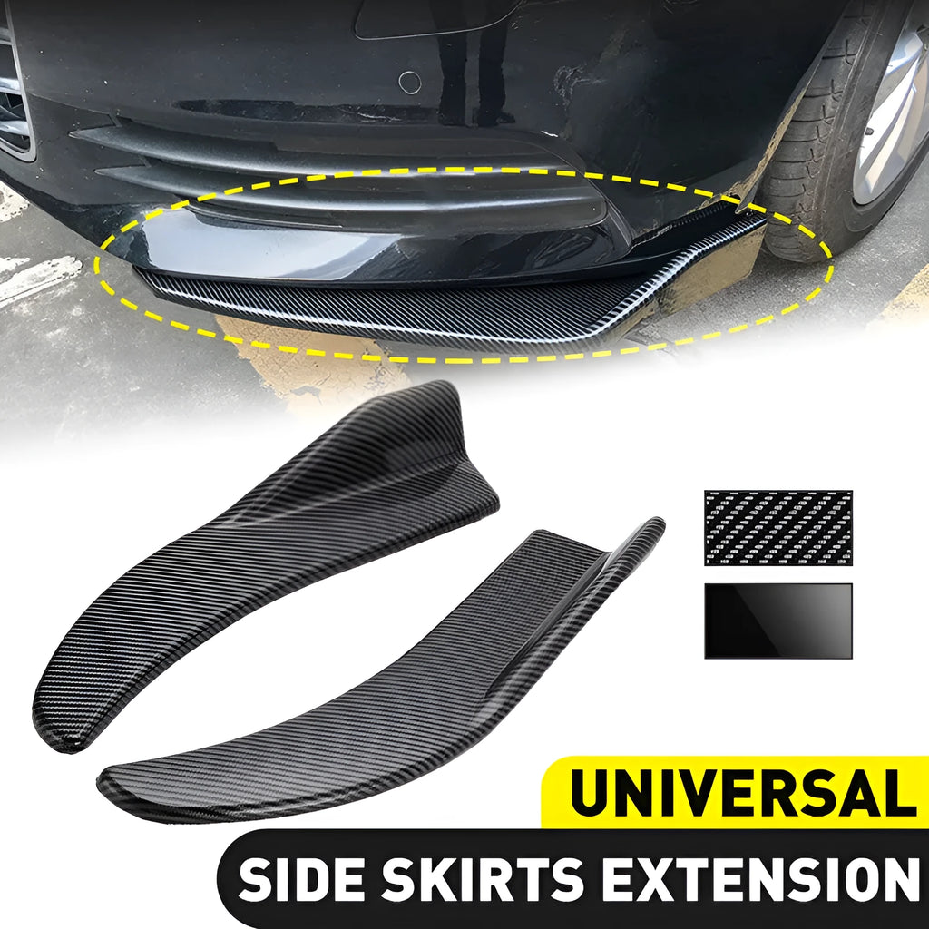 Front and rear black ABS car spoiler for General Motors vehicles
