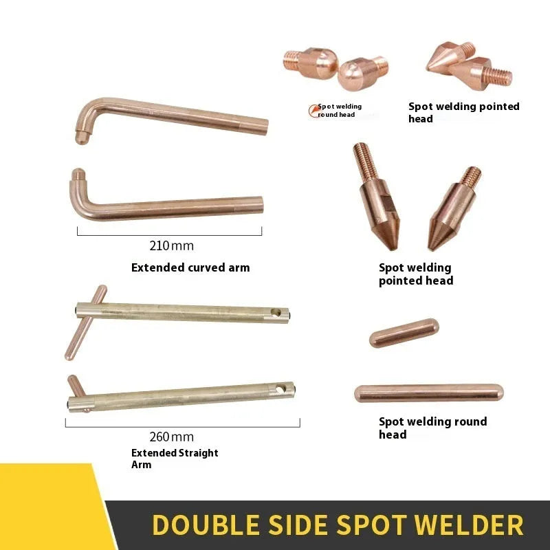 OL8000 manual double-sided spot welder butt welding machine with welding heads