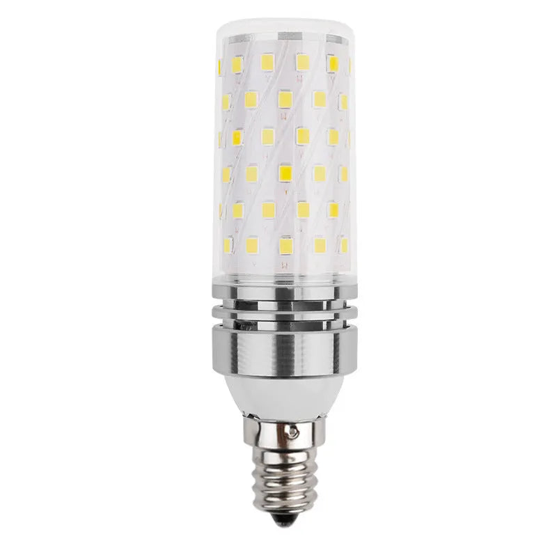12W LED corn bulb E14 small screw base with 60 beads and tricolour dimming option