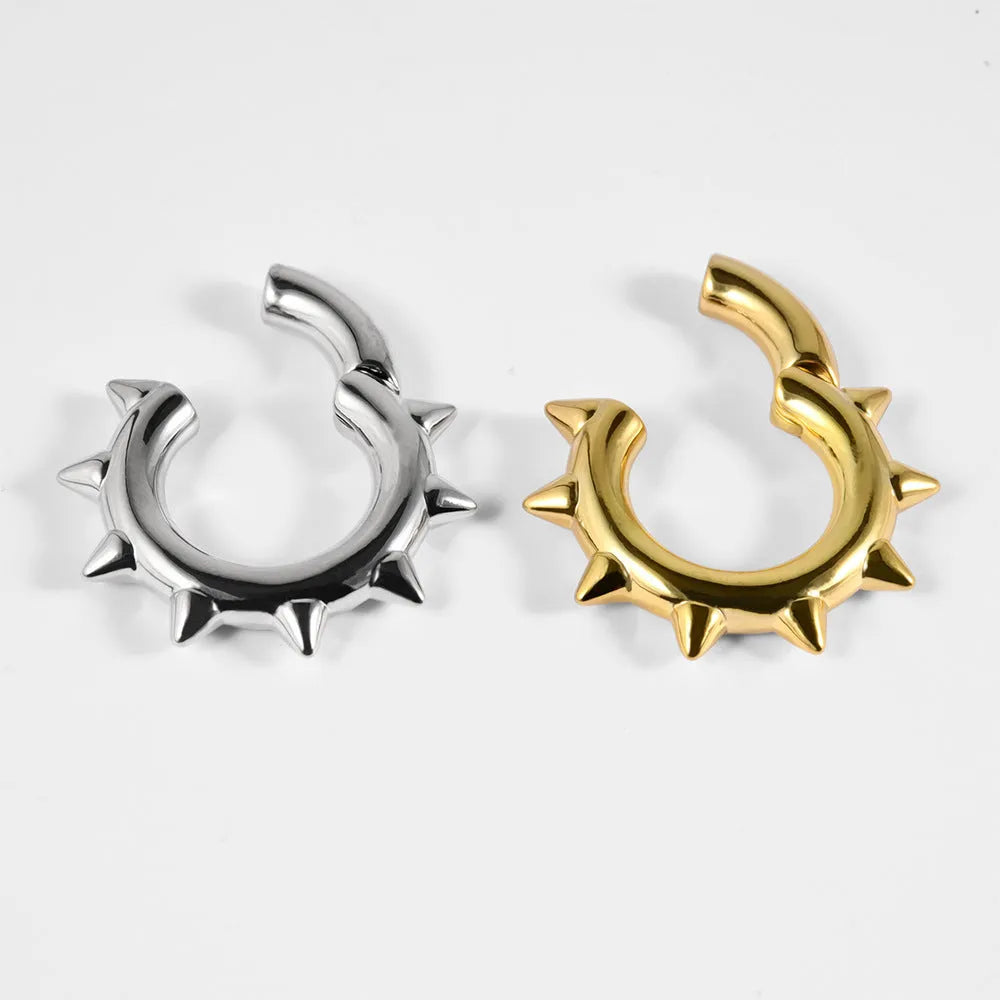 Copper sharp cone round magnet ear extender in one of eight colour styles.