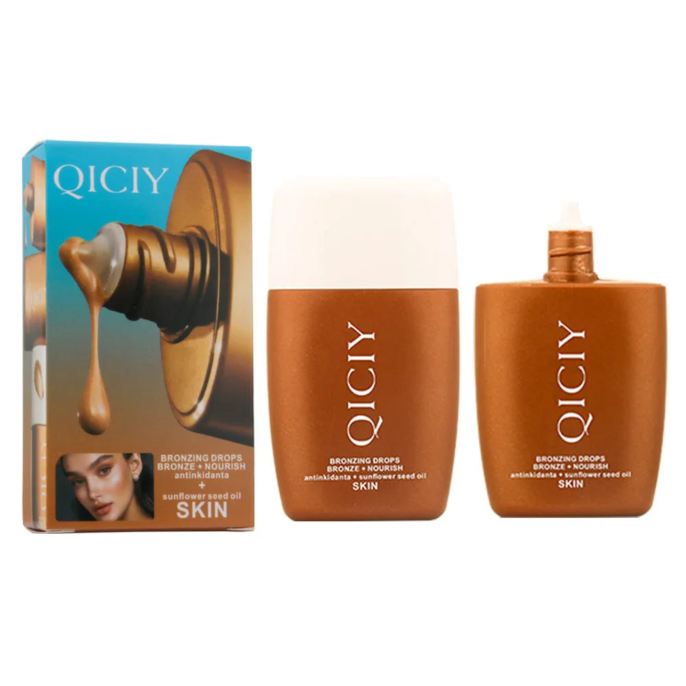 30ml face and body brightening contour liquid bottle with four colour shade options