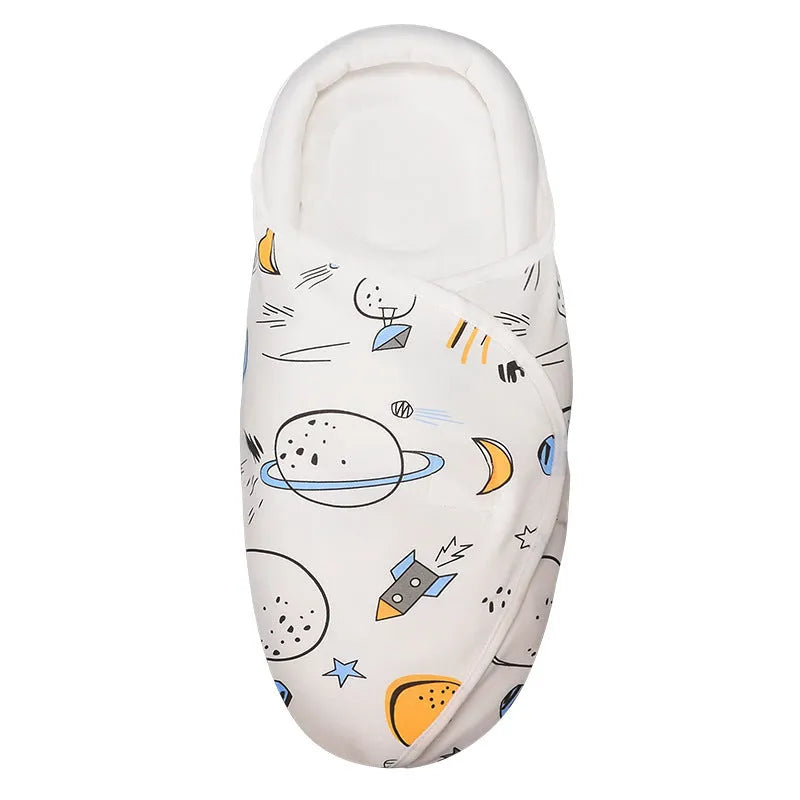 Baby anti startle swaddle 30x60cm cotton pure cotton filling Aviator pattern wrap