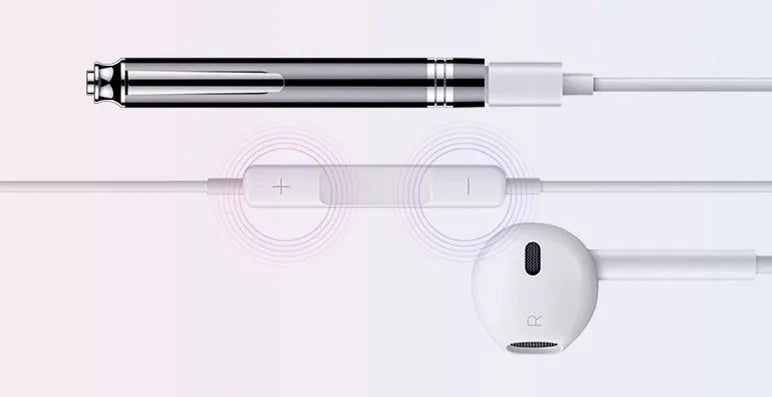 Black USB MP3 recorder pen for voice recording, measuring 120mm in length.