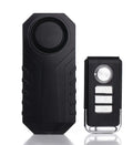 Elecpow bike alarm remote control in black with waterproof IP55 case and vibration sensor mounted on a bicycle frame