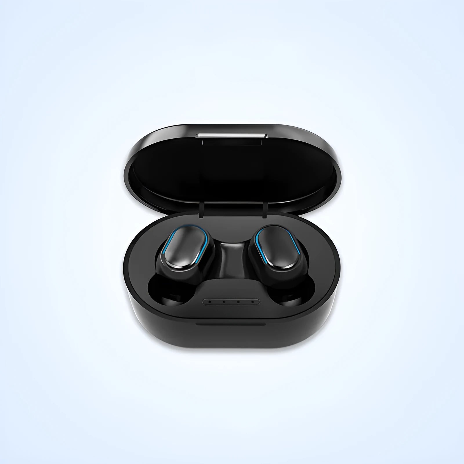Bluetooth earphone true wireless earbuds with Bluetooth 5.0 ABS Type-C charging black colour
