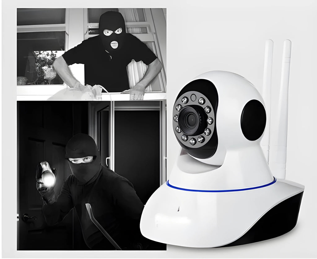 Wireless indoor dome camera with 1080P HD resolution and 3.6mm lens in plastic case
