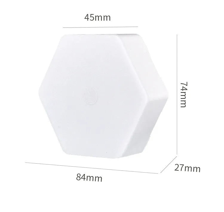 White ABS wireless remote control touch pat light for cupboard and wardrobe illumination