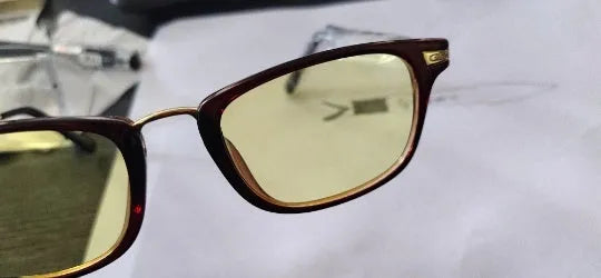 Anti blue light glasses with TR90 frame in Bright Black colour, full frame, unisex design