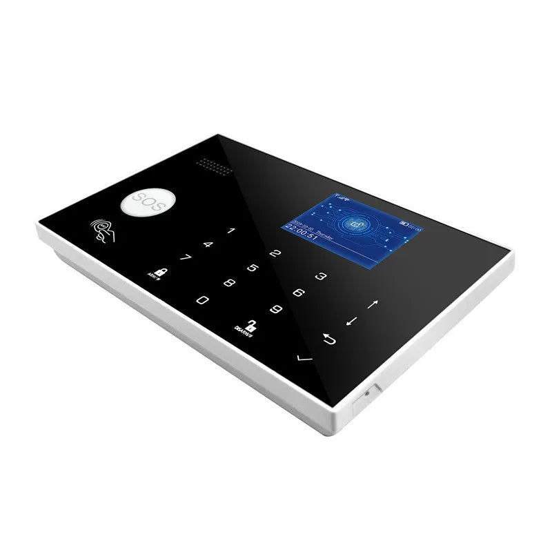 Intelligent WiFi GSM touch button household burglar alarm with telephone notification capabilities