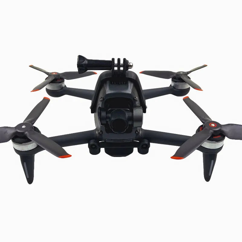 3D printed FPV drone expansion bracket for GoPro-compatible action cameras with soft sponge contact protection