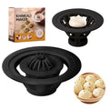 Black Jinkali 4-piece steamed bun and dumpling mould set for kitchen use