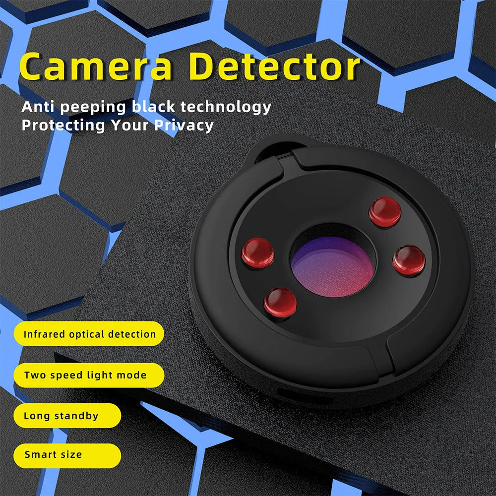Infrared camera detector with compact design for hidden camera scanning