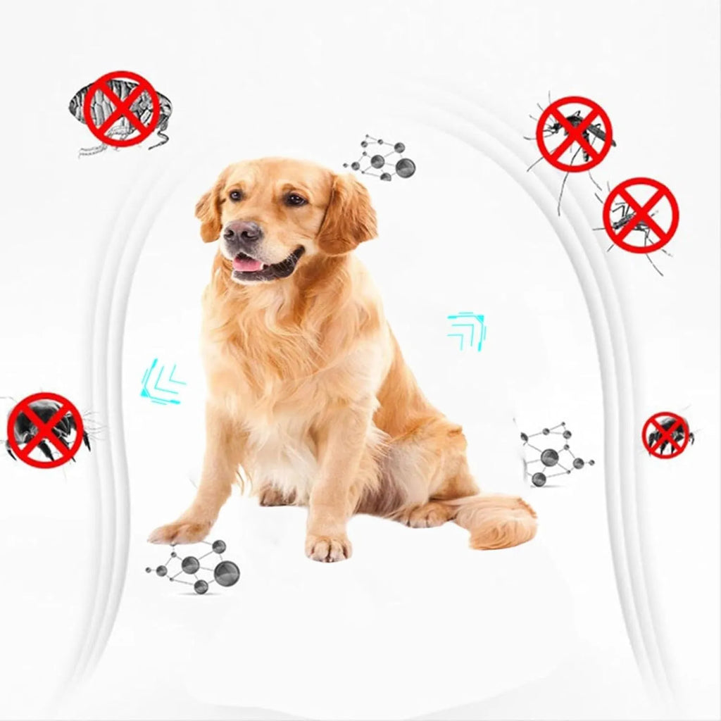 Double-sided plastic flea comb for pets with dense teeth measuring 0.85cm by 5cm