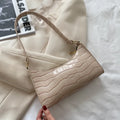 Women's small square underarm bag with Korean styling in multiple pattern options