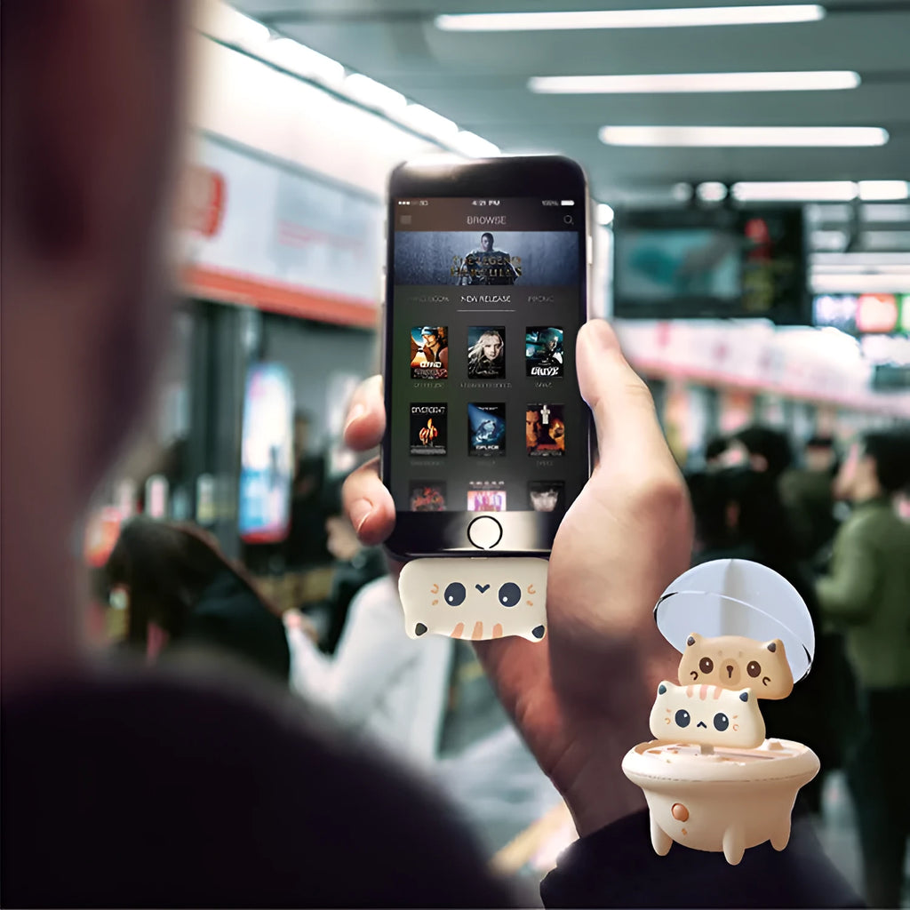 Cartoon character fast charging power bank compatible with Apple iPhone with polymer lithium ion battery